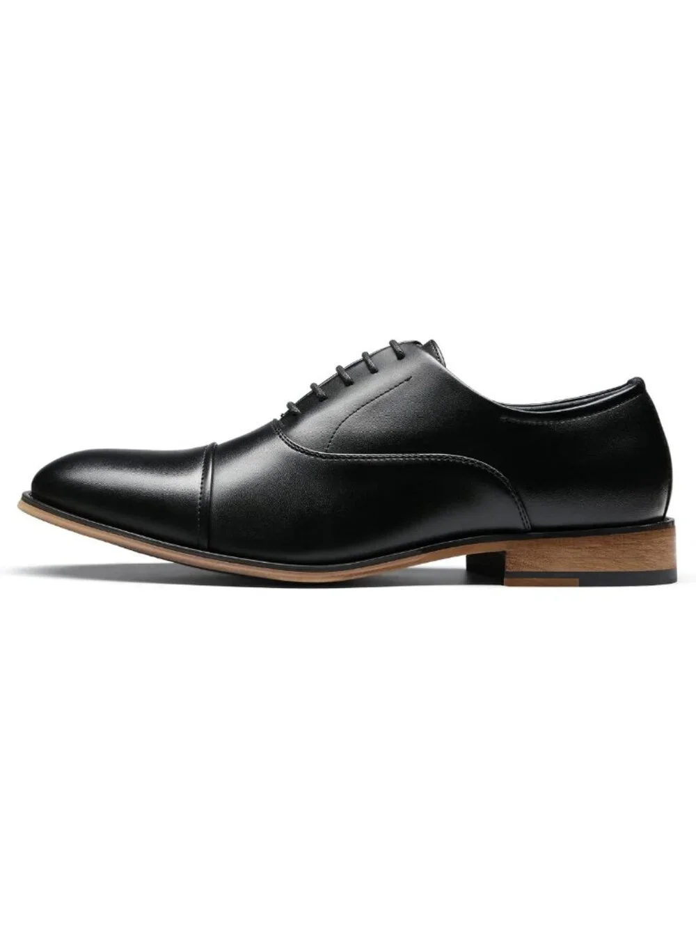 Stylish Men's Cap-Toe Formal Dress Shoes for Business & Special Occasions